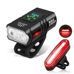 Kerékpárlámpa T6 LED első USB újratölthető MTB hegyi kerékpár lámpa 1000LM kerékpáros fényszóró zseblámpa kerékpáros robogó faro