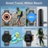 Új GPS Smart Watch Férfi GT4 Pro 360*360 HD képernyő Pulzusszám Bluetooth hívás NFC IP68 Vízálló Vércukor okosóra