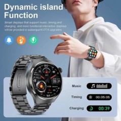 Új GPS Smart Watch Férfi GT4 Pro 360*360 HD képernyő Pulzusszám Bluetooth hívás NFC IP68 Vízálló Vércukor okosóra