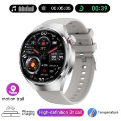 Új GPS Smart Watch Férfi GT4 Pro 360*360 HD képernyő Pulzusszám Bluetooth hívás NFC IP68 Vízálló Vércukor okosóra