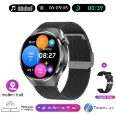 Új GPS Smart Watch Férfi GT4 Pro 360*360 HD képernyő Pulzusszám Bluetooth hívás NFC IP68 Vízálló Vércukor okosóra