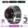 Új GPS Smart Watch Férfi GT4 Pro 360*360 HD képernyő Pulzusszám Bluetooth hívás NFC IP68 Vízálló Vércukor okosóra