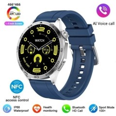 2024 Új Android ios Smart Watches Pro Men NFC GPS Tracker AMOLED 466*466 HD képernyő Pulzus Bluetooth hívás SmartWatch