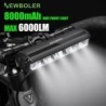 NEWBOLER Kerékpárlámpa első 6000 Lumen kerékpáros lámpa 8000 mAh vízálló zseblámpa USB töltő MTB országúti kerékpáros lámpa tart