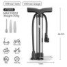 Xunting Bike Floor Pump MAX 130PSI Erőteljes és ergonomikus felfújó országúti és MTB kerékpárokhoz - Schrader és Presta Valve ko