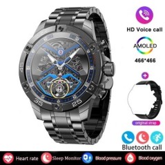 2023-as új Huawei Xiaomi Smart Watch Férfi GPS Tracker AMOLED 360*360 HD képernyő Pulzusszám Bluetooth hívás SmartWatch 1,53 hüv