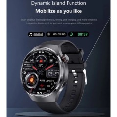 Huawei Xiaomi NFC Smart Watch Férfi karóra 4 Pro AMOLED HD képernyő Pulzus Bluetooth hívás IP68 Vízálló SmartWatch 2023 Új