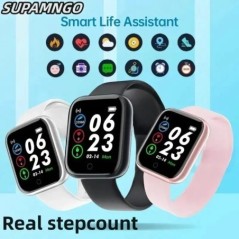 Y68 Real Step Count Sport Divat Okosóra Többfunkciós férfi és női Hálózat Mobiltelefon Zene Fitness Sportóra