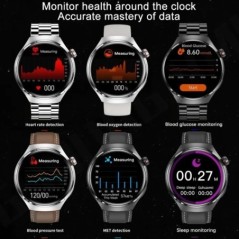 2023-as új Huawei Xiaomi GT4 Pro Smart Watch férfi NFC GPS Tracker AMOLED 360*360 HD képernyő Pulzus Bluetooth hívás SmartWatch 