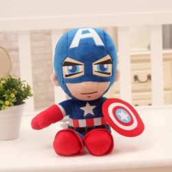 27-32 cm-es Szuperhős plüss játékok Szuperhős babák Marvel Avengers Pókember Amerika Kapitány Ironman Batman plüssök  Ajándékok 