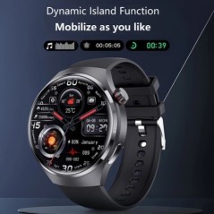 Új GPS Smart Watch Férfi karórák GT4 Pro 360*360 HD képernyő Pulzus Bluetooth hívás NFC IP68Vízálló vércukor okosóra