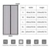 Mágneses hálós ajtófüggöny, nem szőtt szövetből készült ajtóriasztók Szúnyoggyérülés elleni háló Automatikus záródás Háztartási 