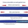 25-100 FT Kerti öntözőtömlő Víz bővíthető tömlő Nagynyomású autómosó Rugalmas varázstömlő cső Háztartási öntözőeszköz