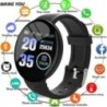 D18 intelligens karkötő képernyő, pulzusszám vérnyomásmérő alvásmérő járási gyakorlat Smart Watch vezeték nélküli Bluetooth fejh