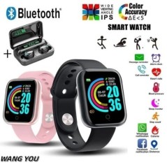 Y68 többfunkciós okosóra férfi női Bluetooth csatlakoztatott telefon Zene Fitness Sport karkötő Vezeték nélküli Bluetooth fejhal