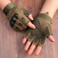 Kültéri taktikai kesztyűk Full Finger Hard Cnuckle Férfi kesztyűk Sport Vadászat Airsoft Motoros Kerékpáros Kesztyűk