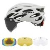 Kerékpáros sisak Light Road Mtb Mountain Bike kerékpáros Led sisak 54-62cm férfi női visored kerékpáros sisak Casco Accesorios