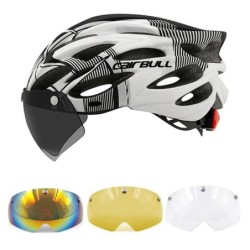 Kerékpáros sisak Light Road Mtb Mountain Bike kerékpáros Led sisak 54-62cm férfi női visored kerékpáros sisak Casco Accesorios