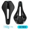 RYET 3D Nyomtatott Kerékpárnyereg Ultralight Carbon nyereg 135mm 105g Kerékpáros nyereg MTB Kavicsos Road Bike Seat kerékpáralka