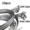 10 db kerékpár féksor országúti hegyi kerékpár fékkábel univerzális kerékpár váltókábel tartós közúti MTB fék váltóhuzal