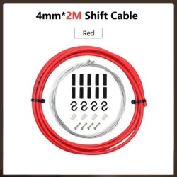 A3 2m/2.5m huzal kerékpáros váltókhoz Váltó fékkábelek Váltókábel 4mm/5mm MTB országúti kerékpár váltó fékkábel