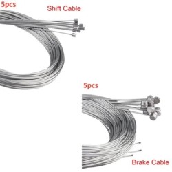 5/10db 2M MTB kerékpár fékvezeték kerékpár sebességvonal fix sebességváltó sebességváltó fékkábel készlet mag belső huzal MTB or