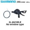 Shimano Deore M4100 1x10S RAPIDFIRE PLUS váltókar szorítópánt 10 sebességes SL-M4100 váltókar kerékpár kapcsoló 10V 10S