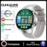 Android ios-hoz NFC Smart Watch Férfi Watch 4 Pro AMOLED HD képernyő Pulzusszám Bluetooth hívás IP68 Vízálló SmartWatch 2023 Új