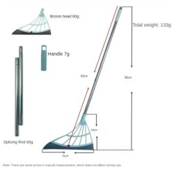 Szilikon seprű padlótisztító borotválkozás kisállatszőr seprű üvegtörlő víz seprő seprű háztartási tisztítóeszközök