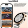 GT4 MINI Fashion női okosóra képernyője mindig pulzus megjelenítése Bluetooth hívás iránytű sport mód AMOLED Smartwatch 2024 NE