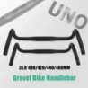 UNO FL12 Gravel Bike Kormány 31,8x400/420/440/460mm külső leejtő rúd Ultrakönnyű kerékpár fogantyú országúti kerékpár kiszélesed