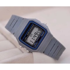 Férfi karóra Divat LED digitális karórák Férfi sport Katonai karórák Vintage szilikon karkötő elektronikus óra Reloj Hombre