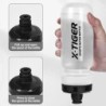 X-TIGER 650 ml-es kerékpáros vizespalack hegyi országúti kerékpáros squeeze pohár kültéri sportokhoz, hordozható vízi kupa kerék