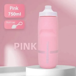 ThinkRider 620 ml/750 ml kerékpáros palack MTB országúti kerékpáros vizes palack kültéri sportokhoz műanyag hordozható, nagy kap