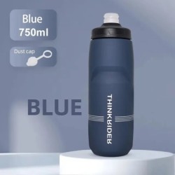 ThinkRider 620 ml/750 ml kerékpáros palack MTB országúti kerékpáros vizes palack kültéri sportokhoz műanyag hordozható, nagy kap