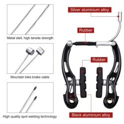 2 készlet alumínium ötvözet Mountain Bike V féknyereg elöl és hátul 10,5 cm Linear Pull V Brakes kerékpár féknyereg