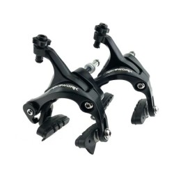 RACEWORK Road Bike Dual Pivot Féknyereg Kerékpár Racing Alumínium Oldalsó húzónyereg első Hátsó Fékbetétekkel