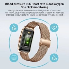 LIGE Smart Watch Női Teljes érintőképernyős Bluetooth Call IP67 Vízálló Sport Fitness Tracker SmartWatch Női