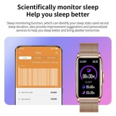 LIGE Smart Watch Női Teljes érintőképernyős Bluetooth Call IP67 Vízálló Sport Fitness Tracker SmartWatch Női