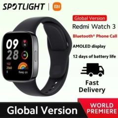 [Világpremier] Globális verzió Redmi Watch 3 Smart Watch 1,75 hüvelykes kijelző 12 napos akkumulátor-élettartam 5 ATM Bluetooth 