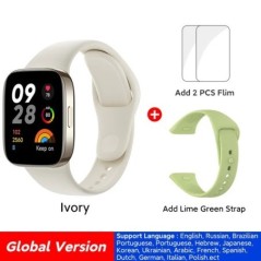 [Világpremier] Globális verzió Redmi Watch 3 Smart Watch 1,75 hüvelykes kijelző 12 napos akkumulátor-élettartam 5 ATM Bluetooth 