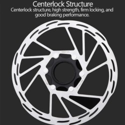 2 db Kerékpár Centerlock Rotor Tartós Kerékpár Tárcsafék Rotor 140/160/180/203mm Road MTB Hidraulikus Fékrotorok Shimano 1PC-hez