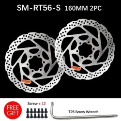 SRAM SM RT56 Tárcsafék-rotor 140mm 160mm 180mm 203 Középvonal 6 csavaros tárcsa NUTT E-bike Mountain Bike Road Kerékpár robogóho