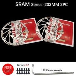 SRAM SM RT56 Tárcsafék-rotor 140mm 160mm 180mm 203 Középvonal 6 csavaros tárcsa NUTT E-bike Mountain Bike Road Kerékpár robogóho