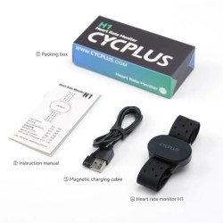 CYCPLUS pulzusmérő karszalag csuklóöv Bluetooth ANT+ fitnesz monitor Garmin Wahoo GPS kerékpáros számítógéphez