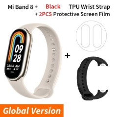 Globális verzió Xiaomi Smart Band 8 Mi karkötő 7 színes AMOLED képernyő Blood Oxygen Bluetooth vízálló Miband csuklós sportóra