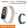 Globális verzió Xiaomi Smart Band 8 Mi karkötő 7 színes AMOLED képernyő Blood Oxygen Bluetooth vízálló Miband csuklós sportóra