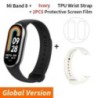 Globális verzió Xiaomi Smart Band 8 Mi karkötő 7 színes AMOLED képernyő Blood Oxygen Bluetooth vízálló Miband csuklós sportóra