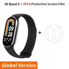 Globális verzió Xiaomi Smart Band 8 Mi karkötő 7 színes AMOLED képernyő Blood Oxygen Bluetooth vízálló Miband csuklós sportóra