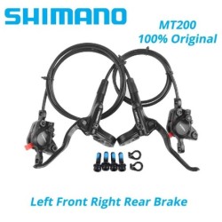 Eredeti Shimano MT200 MT201 M315 MTB Mountain Bike hidraulikus tárcsafék MT200 fékek 2 dugattyús 3 ujjas acél kar BL-MT200